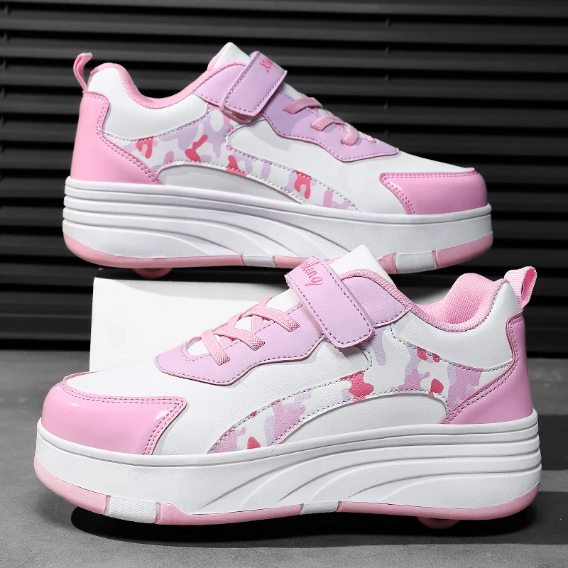 

Heelys для мальчиков и девочек: детские роликовые туфли на 4 колеса, студенческие роликовые коньки-трансформеры