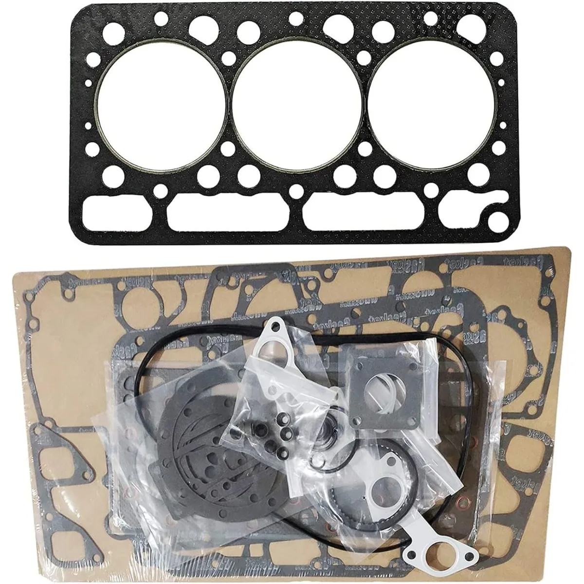 Full Gasket Set with Head Gasket for Kubota Tractors B6100 B7200 B8200 B1750D B20