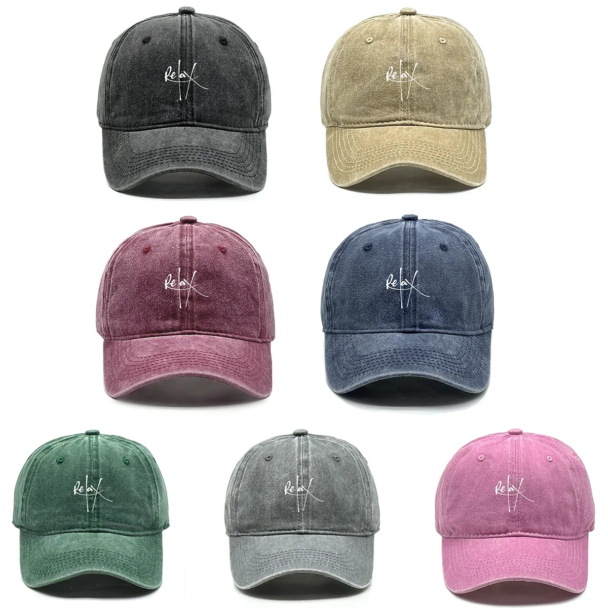 1pc Relax Print Snapback Baseball Caps Mesh Hat Casual sunshade Slouchy Adjustable Cap Ideal Choice for Outdoor Sports Dailywear