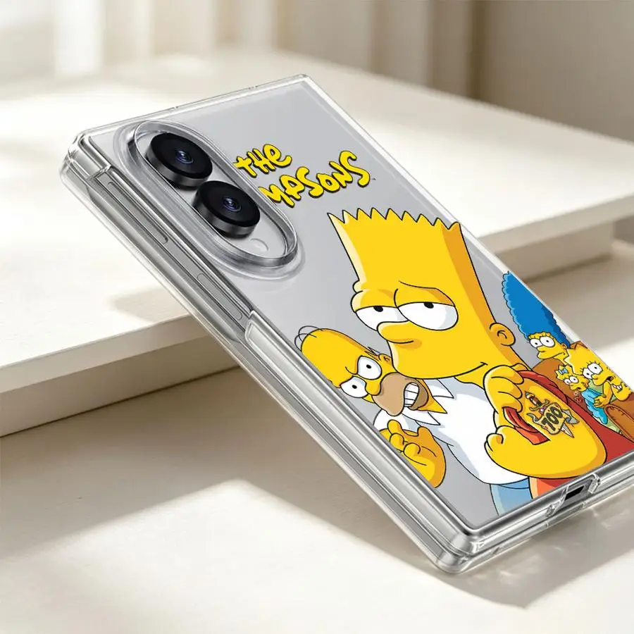 Case for Samsung Galaxy Z Fold 8 Ultra ZFold7 ZFold4 ZFold3 ZFold6 Z Fold 7 6 5 4 3 ZFold5 Transparent Soft Phone Cover Cute The