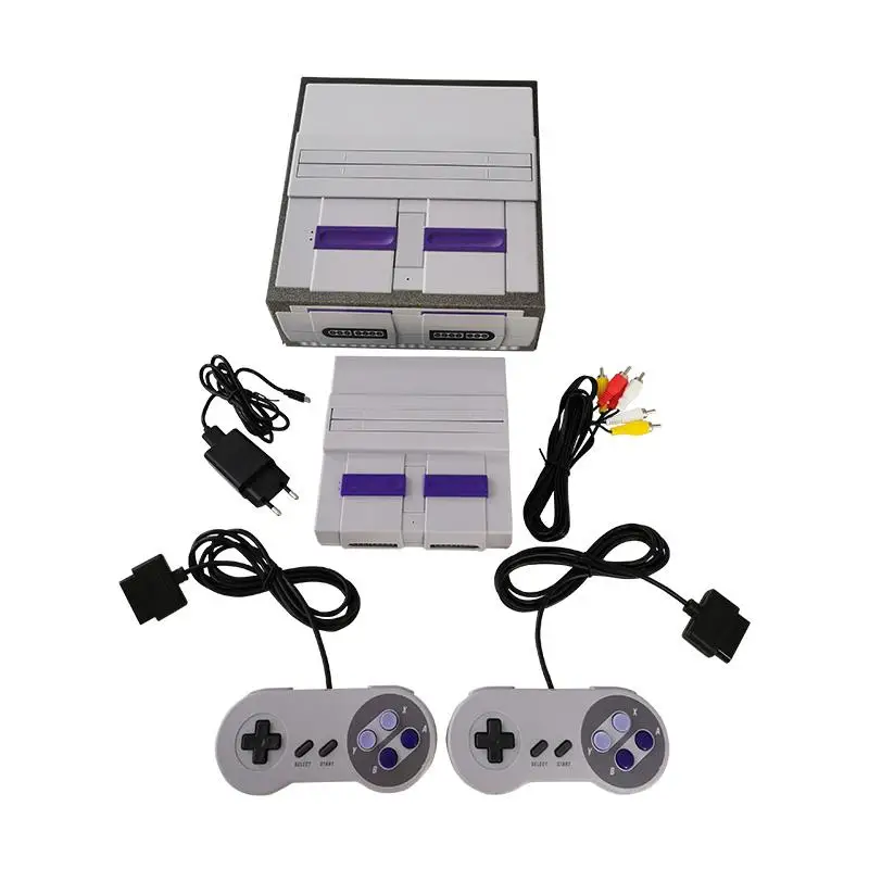 New SNES game console 16-bit Entertainment System Compatible with Super Nintendo Games Comes