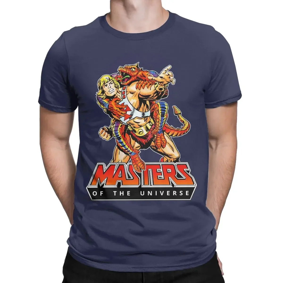 Men T-Shirt Rattle Attack He Man Masters Of The Universe Novelty 100% Cotton Tee Shirt Short Sleeve T Shirts Tops Gift Idea