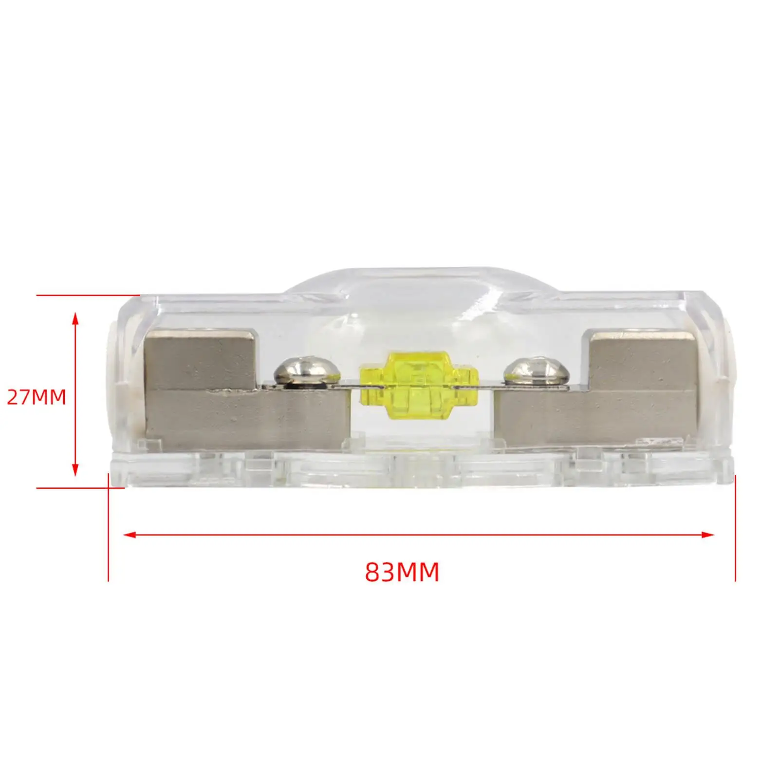 120A Anl Fuse Holder with Fuse 30A 40A 60A 80A 100A 12-32V Fuse Block Fit for Auto Car Stereo Audio Amplifier RV Manual Reset view 6