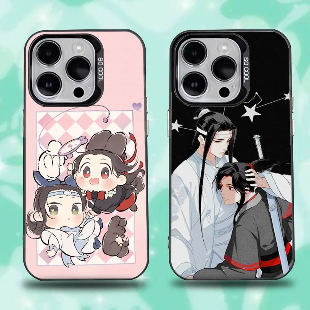 

Anime Mo Dao Zu Shi Phone Case For iPhone 16,15,14,13,12,11,Mini,Pro,E,SE4,XS,MAX Black Candy Matte Cover