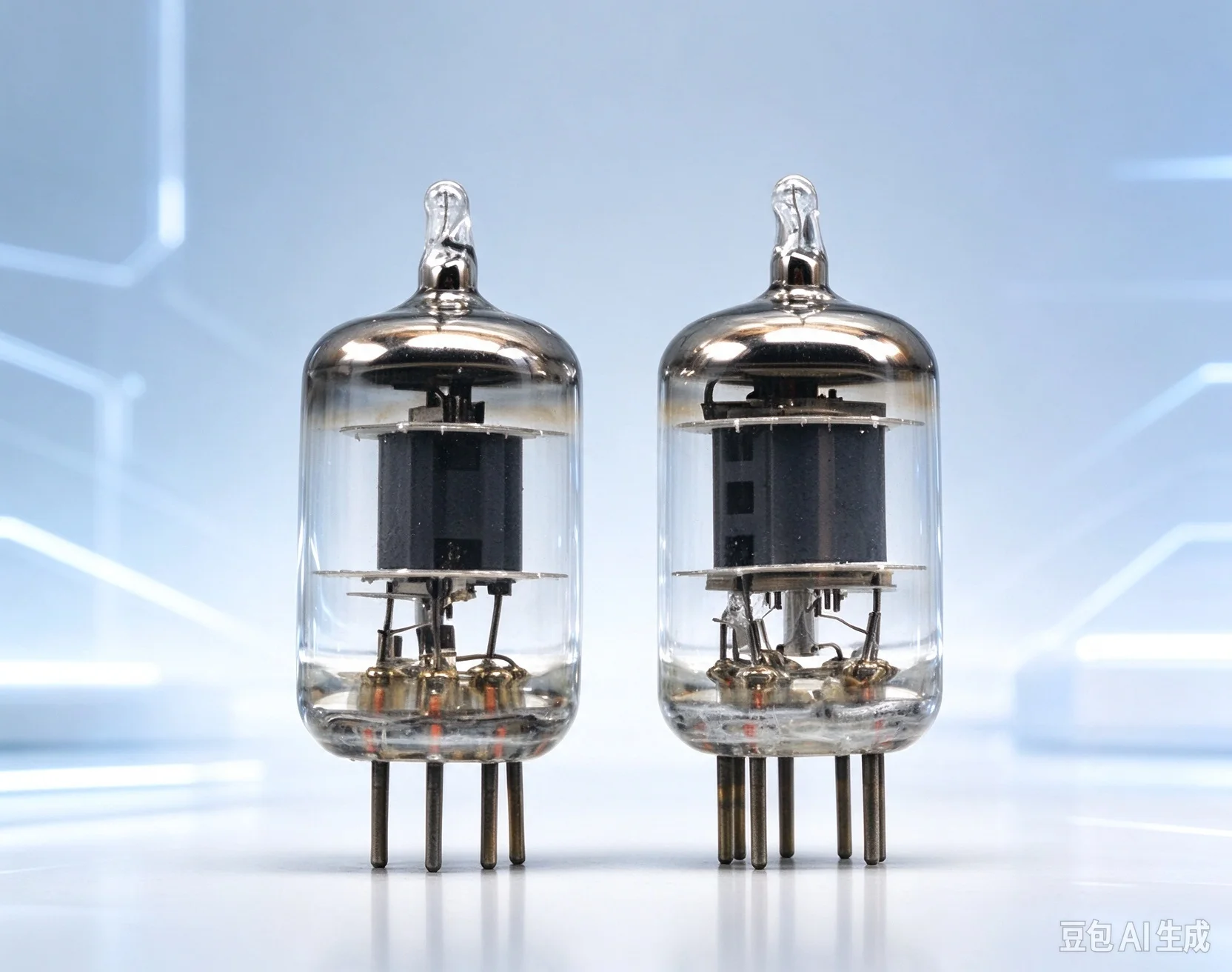 2pcs  for GE 5654W Vacuum Tube, Upgrade 6J1 EF95 403A 6AK5 Matched