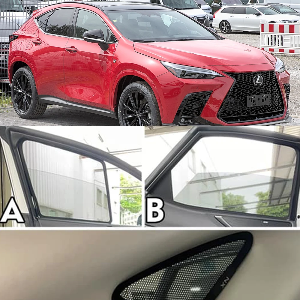 For Lexus NX 350h AZ20 2022 2023 2024 Magnetic Car Sunshade Shield Front Windshield Curtain Rear Side Baby Window Sun Shade