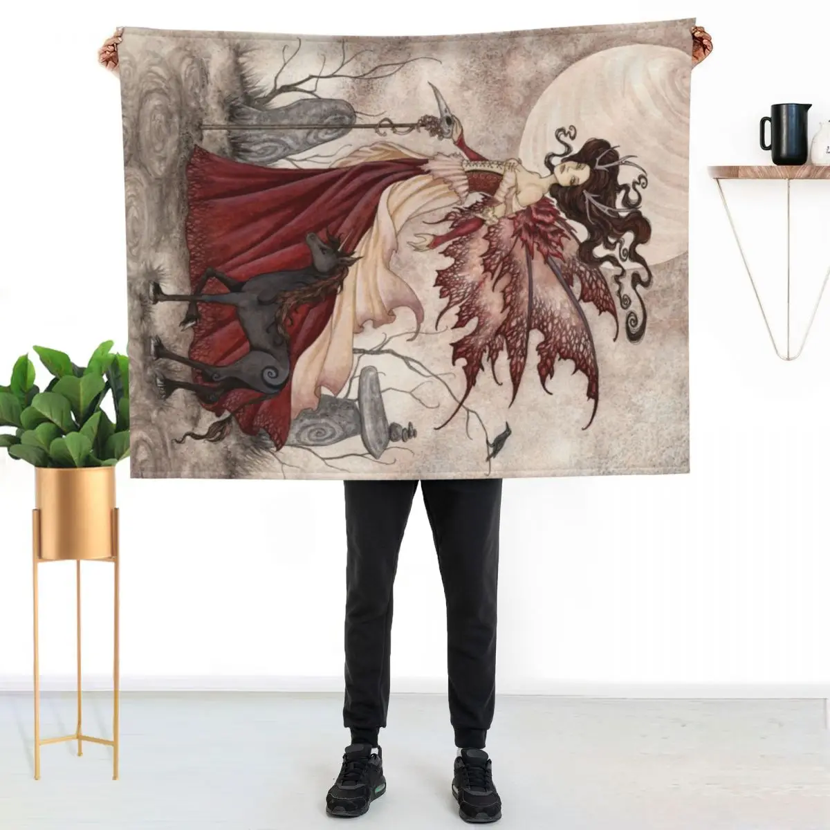 

The Red Queen Throw Blanket Luxurious Soft Blanket Holiday Gift for Family