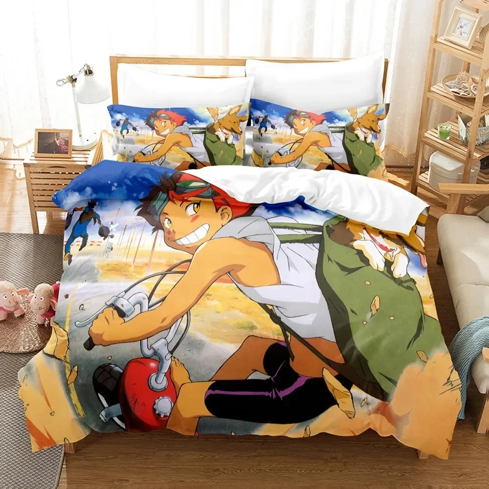 Cowboy Bebop Comfortable Duvet Quilt Cover Pillowcase Bedding Set Children Bedroom Decoration Home Textile