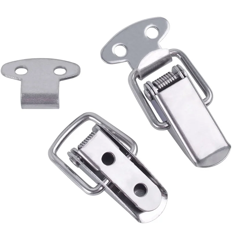 Bộ 6 Móc Chốt Lò Xo Kẹp Kẹp Hộp Chốt Bắt Tặng Móc Căng Thẳng Khóa Lever Khóa Đóng Thùng Khóa ốp Khóa