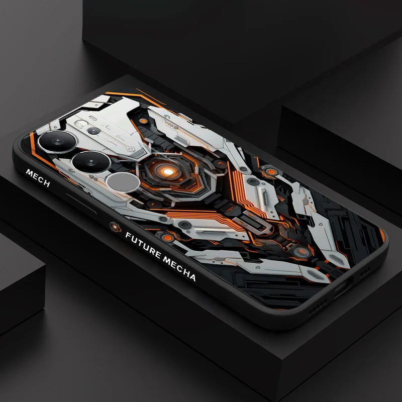 

Future Mecha Phone Case For VIVO V50 V40 V30 V29 V29E V27 V27E V25 V25E V23 V23E V21 V20 Y20 Y12 Y21 Y22 Y50 Y35 Y76 Pro 4G 5G
