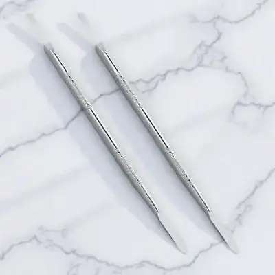 

2 pcs Stainless Steel Spudger Tools Flat Head Pry Bars For Phone Laptop Repair Electronics Opening Metal Repair Stick Durable