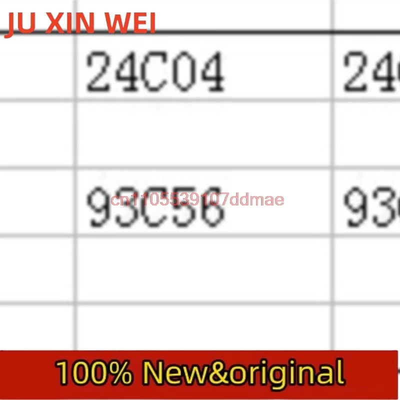 100pcs(10kinds*10pcs) 24C01 24C02 24C04 24C08 24C16 24C32 93C46 93C56 93C66 93C86 SOP sop8 IC SOP-8 EEPROM KIT