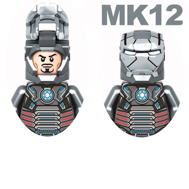 Disney Marvel Legends Iron Man Bausteine Minifiguren Neue Iron-Man MK85 Actionfiguren Ziegel Pädagogisches DIY-Spielzeug Geschenke