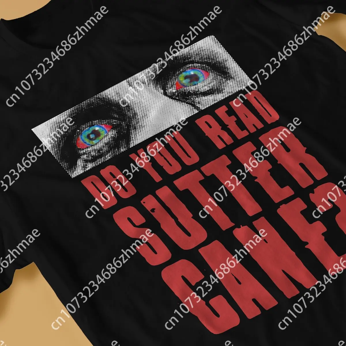 Sutter Cane-Camiseta de Horror terrorífico para hombre, camisa de manga corta de cuello redondo, 100% algodón, divertida, Idea de regalo de alta calidad