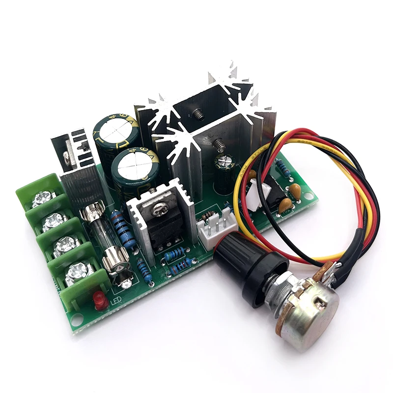 DC10-60V DC 10-60V Motor Speed Control PWM Motor Speed Controller Switch 20A Current Voltage regulator High Power Drive Module