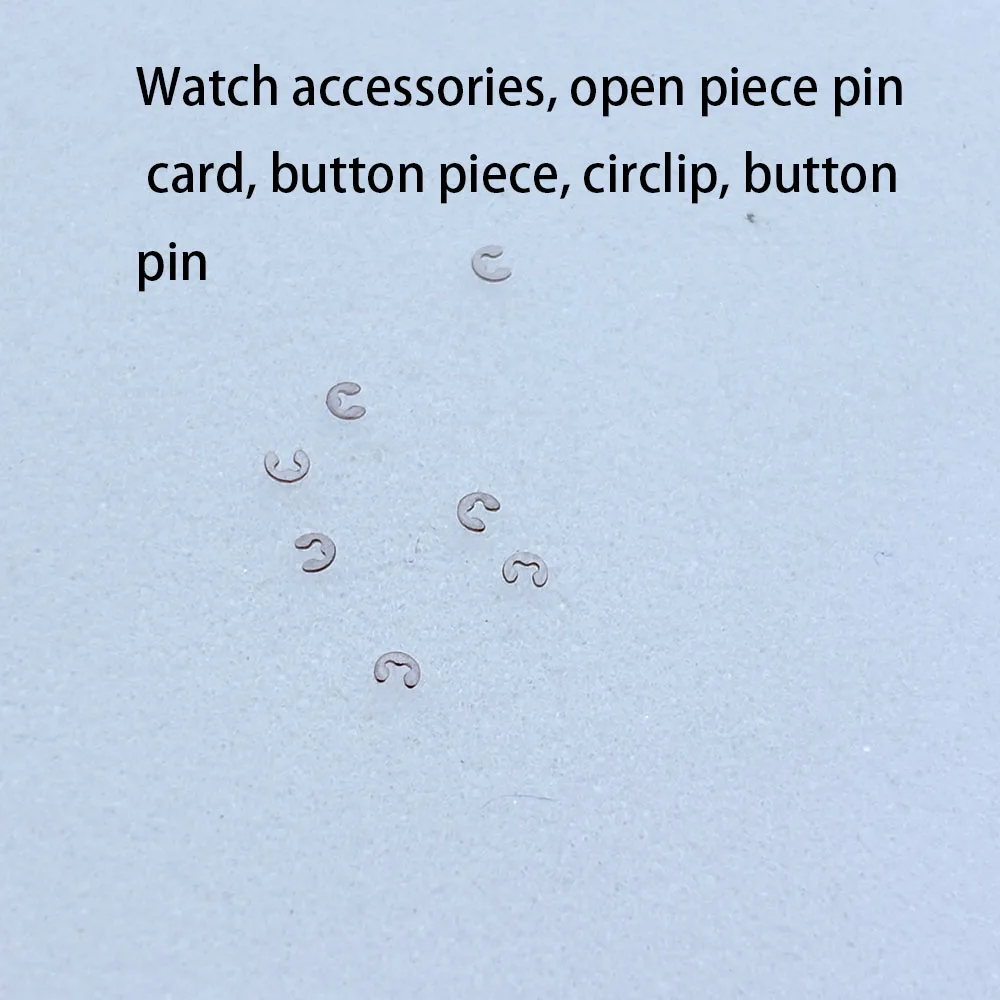 Watch accessories, open piece pin card, button piece, circlip, button pin