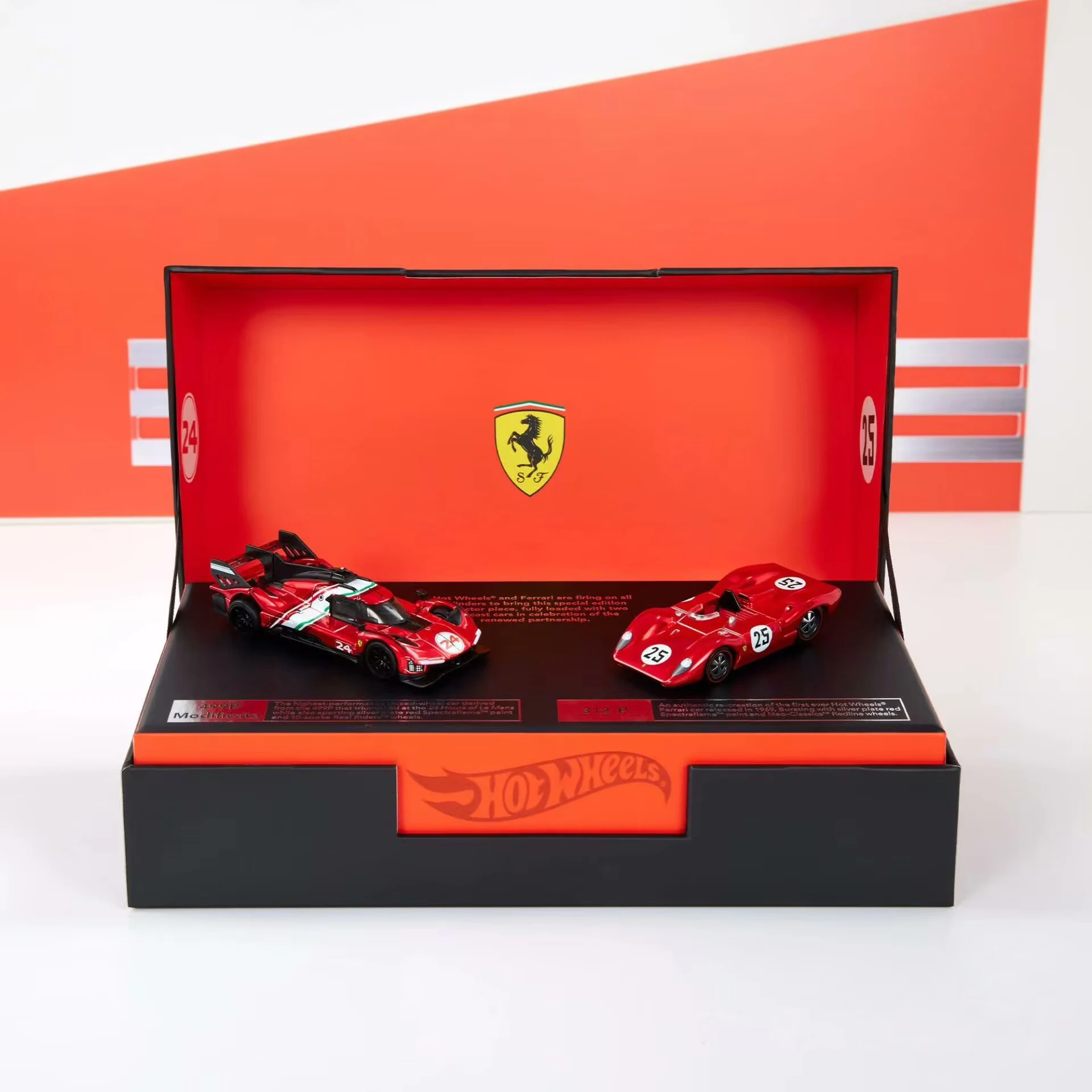 HOT WHEELS 1:64 Ferrari 499P Modificata y 1969 Ferrari 312 P Hot Wheels x Ferrari Heritage Set