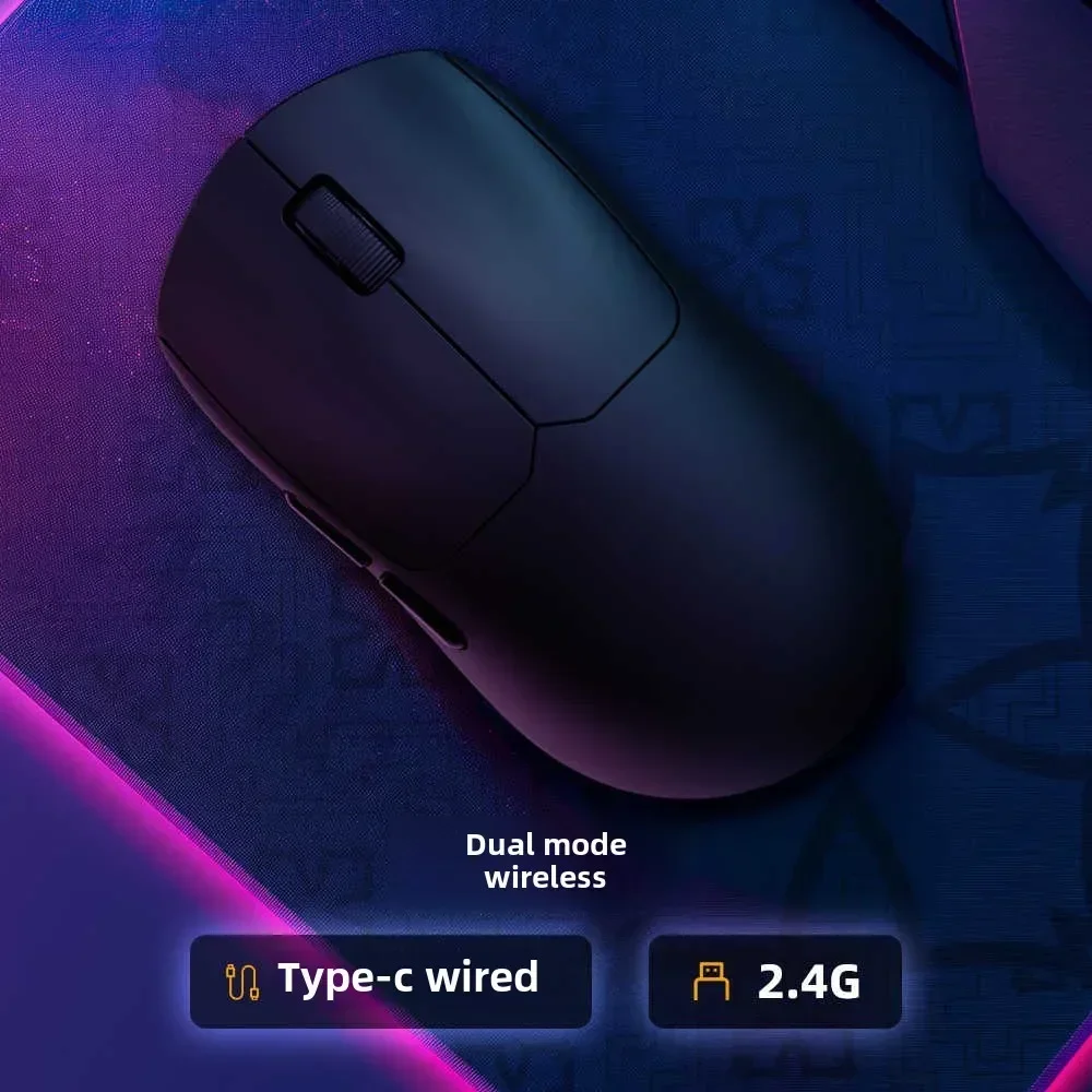 IYX AM358 ماوس ألعاب ثنائي الوضع 8K PAW3395 مستشعر خفيف الوزن Typy-c ماوس لاسلكي مخصص للكمبيوتر ملحقات رياضية إلكترونية هدايا