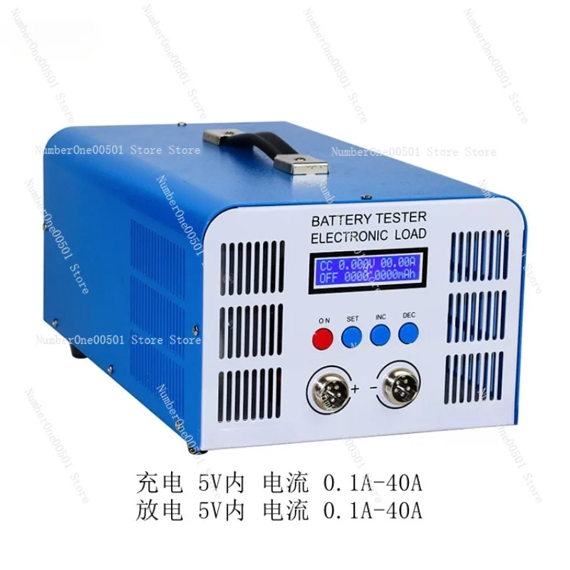 EBC-A40L High Current, Lithium Battery Capacity Tester, Charge and Discharge 40A