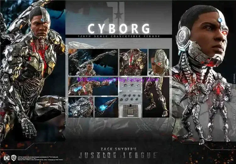 

In Stock Original 1/6 Cyborg Action Figure Justice League Victor Stone Zack Snyder HT TMS057B Statue Director's Cut