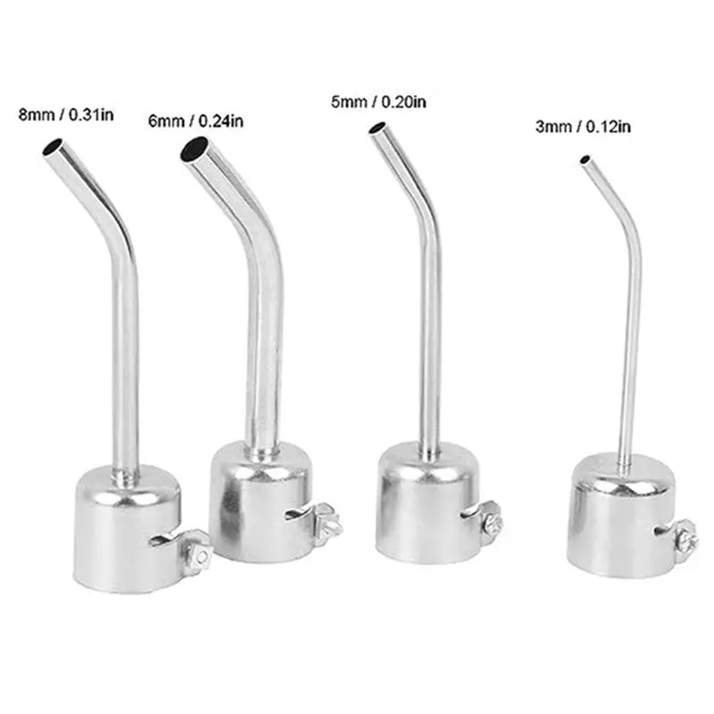 |NEWABAG|Universal 850 Hot Air Nozzle Extended Elbow Nozzle Air Nozzle BGA Blowing Welding Hot Air Nozzle (with Color Di