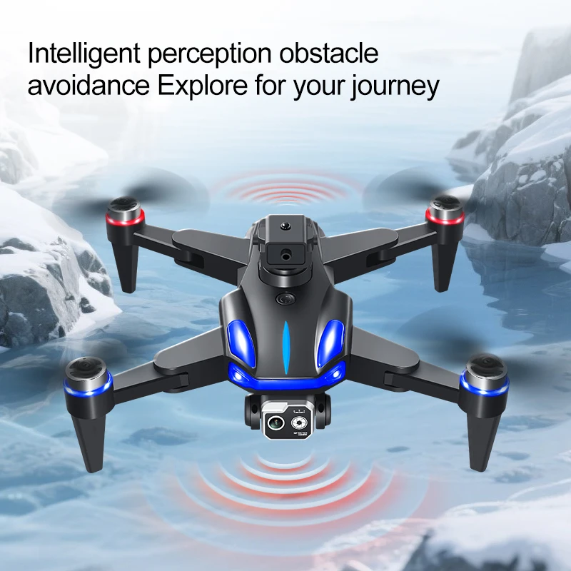K911SE Drone 8K HD GPS Optical Flow Positioning With Screen Remote Control 360° Laser Obstacle Avoidance Brushless 5G RC UAV Toy