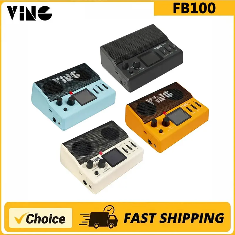 VING FB-100 pedal de efectos de guitarra retardo de reverberación IRCAB AMP efector de tambor con aplicación Softwear para guitarra eléctrica