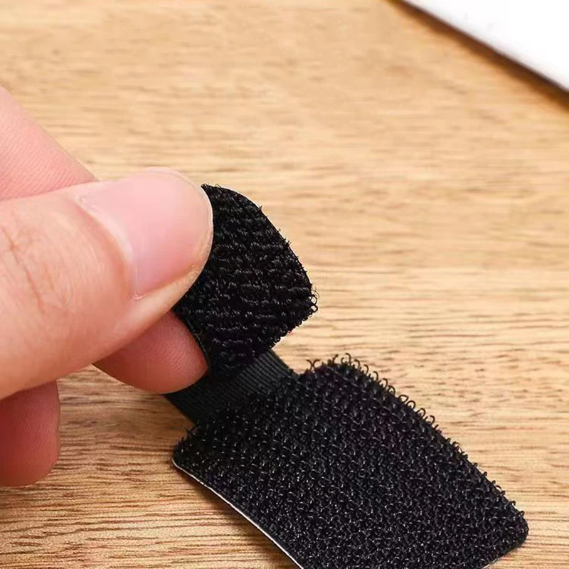 10/20/30 pçs reutilizáveis gancho e laço cabo laços cabo corda titular auto adesivo ajustável cabo organizador escritório em casa Essentials