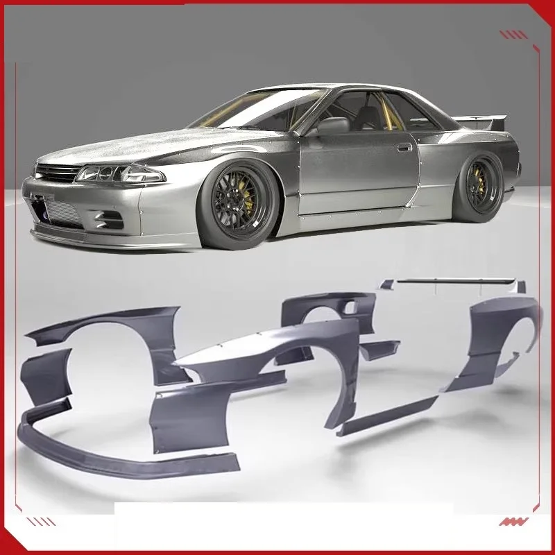 

Body kit Front Lip for Nissan Skyline GTR modified Fender Rear Spoiler Side skirt Resin Car styling Surround