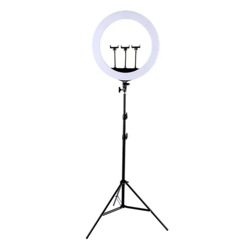 923HOT HQ-21N 21inch Dimmable Fill Light 21 Inch Led Ring Light Photography Ringlight Selfie Tiktok Living Video With Tripod Sta