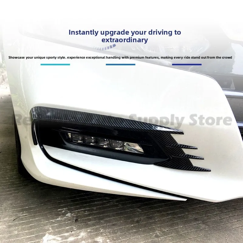 For Honda Accord 10th Generation 2018+ Front Bumper Air Vent Diffuser Lip Spoiler Sticker Decal Stylish Durable Automotive Trim
