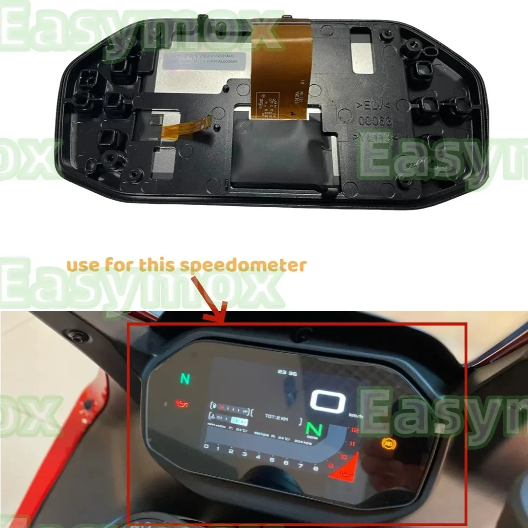 شاشة LCD Diasplay لـ QJMOTOR 600 SRK600 QJ600GS-3D 2022 مجموعة أدوات لوحة القيادة للدراجات النارية