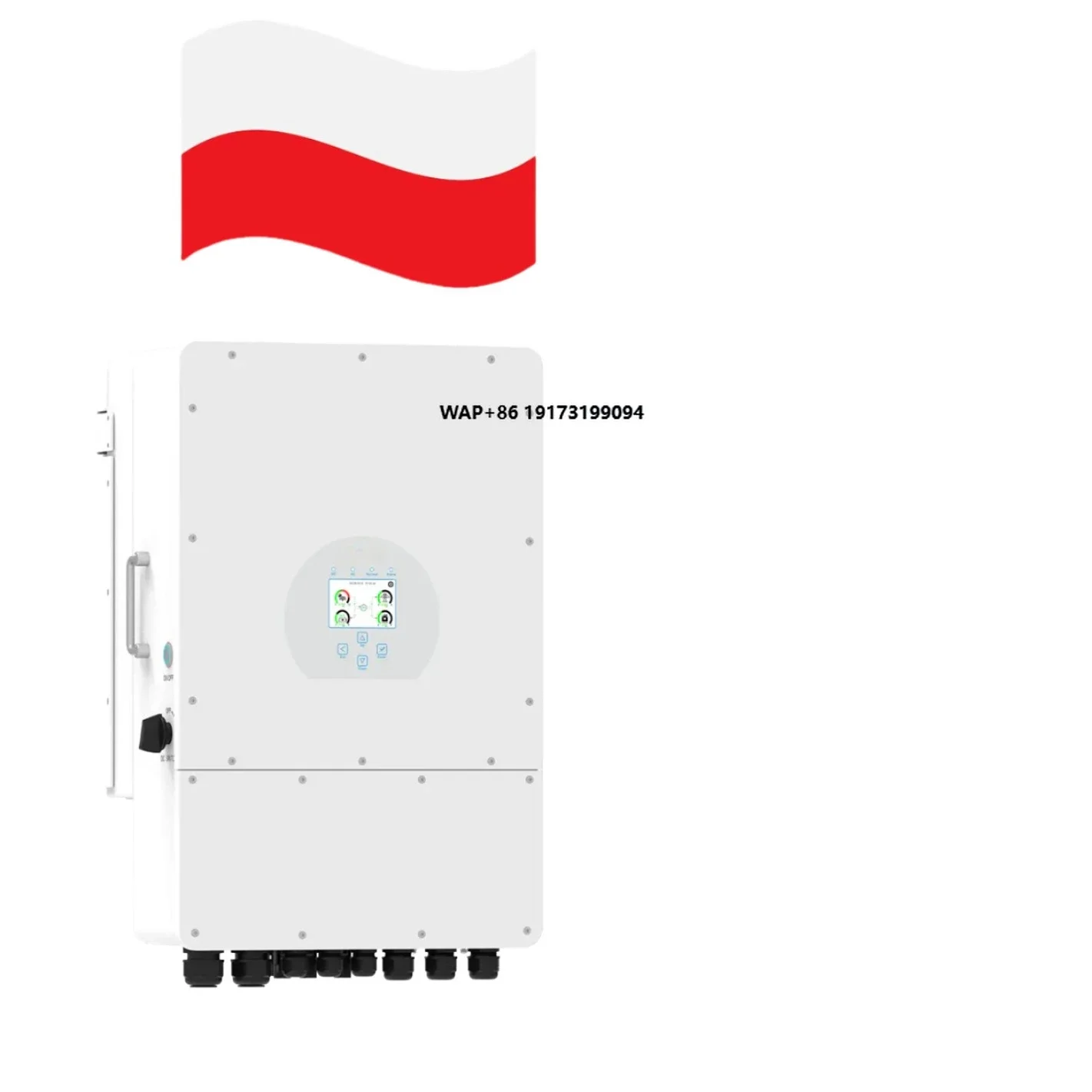

Single-Phase 5000W Hybrid Solar Panel Inverter Three-Phase 15KW/10KW 6KW Home Setup 48V Low Voltage IP65 Protection