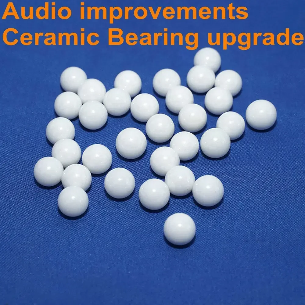 10×Ceramic Ball Bearing Upgrade for Rega Planar 1/2/25/3/3-24/3-2000/5/ 7, Clones Nad 533, Moth, Goldring,Turntable