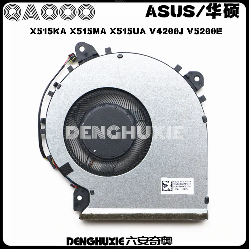 مروحة وحدة المعالجة المركزية للكمبيوتر المحمول ASUS VivoBook 15 X515MA F515 X515 X515UA V4200J V5200E V5200EA 13NB0SQ0T01011 مروحة تبريد وحدة المعالجة المركزية