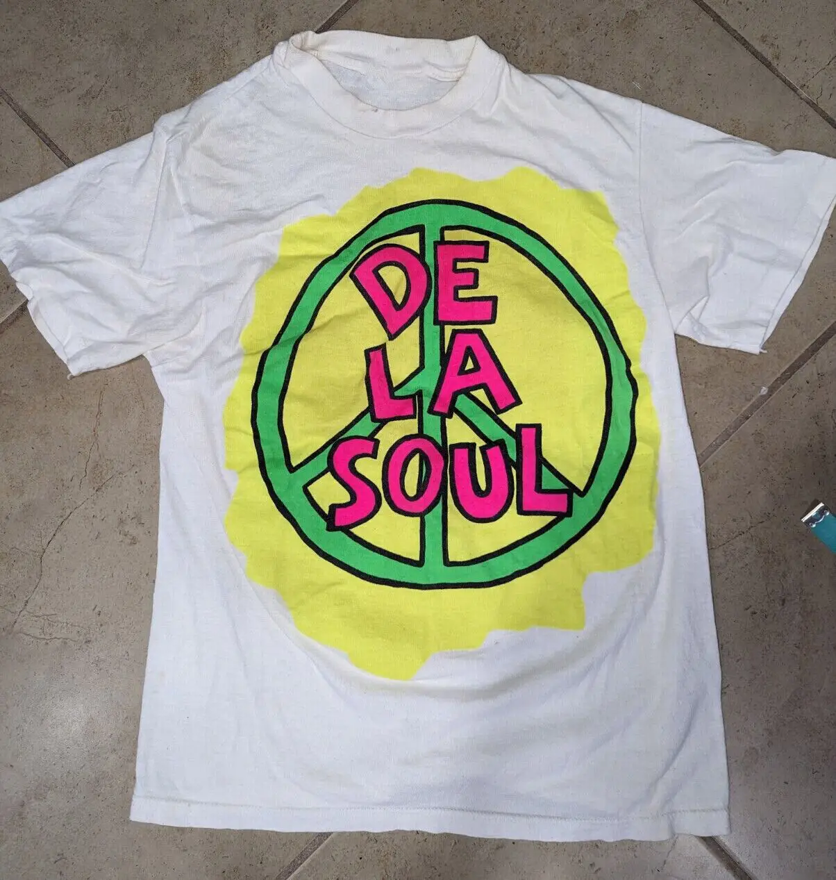 RARE Vintage De La Soul Shirt Peace Rap Tee White All Size Shirt