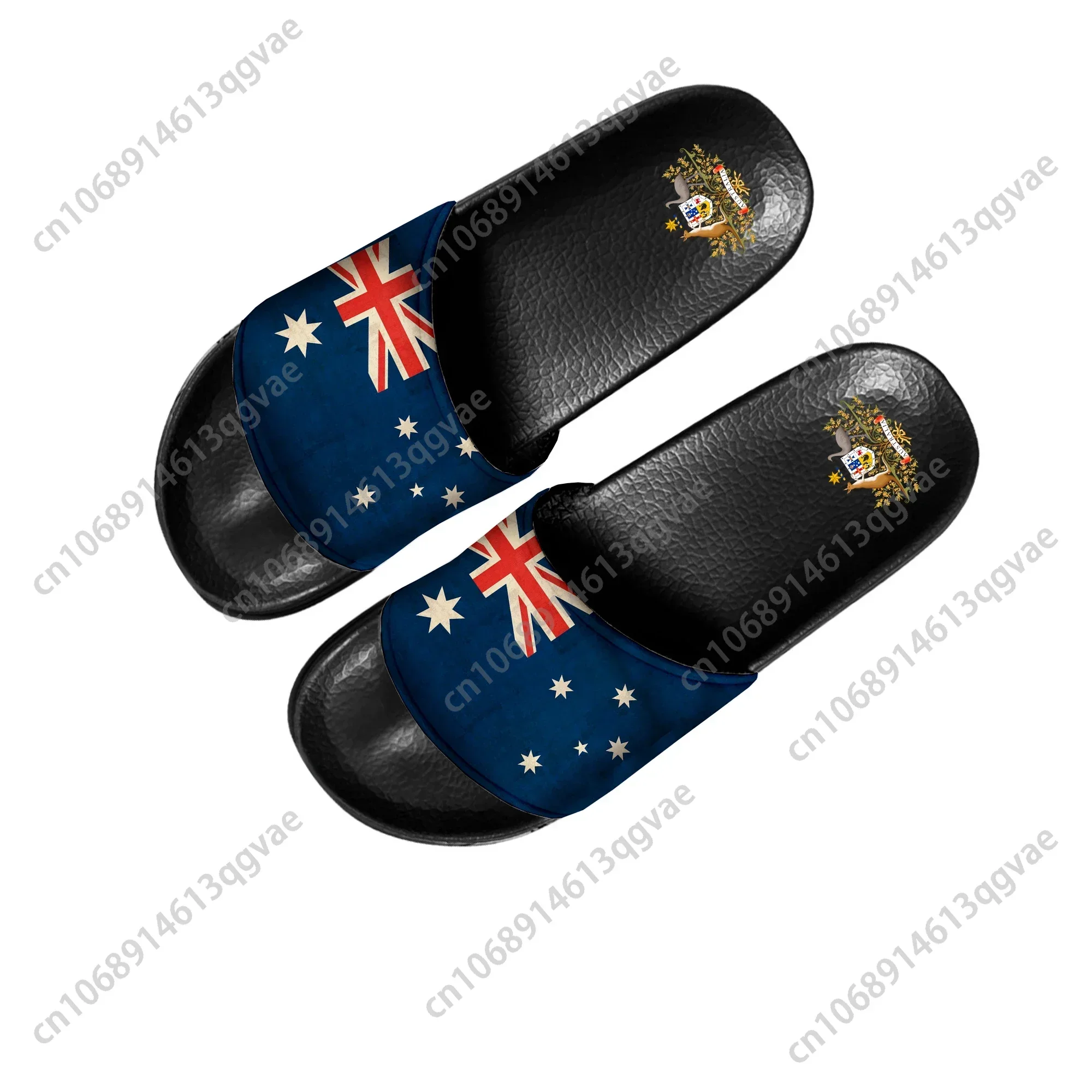 Australian Flag Red Blue Slippers Home Water Shoes Men Women Teenagers Beach Pool Sandals Custom Made Summer Slipper