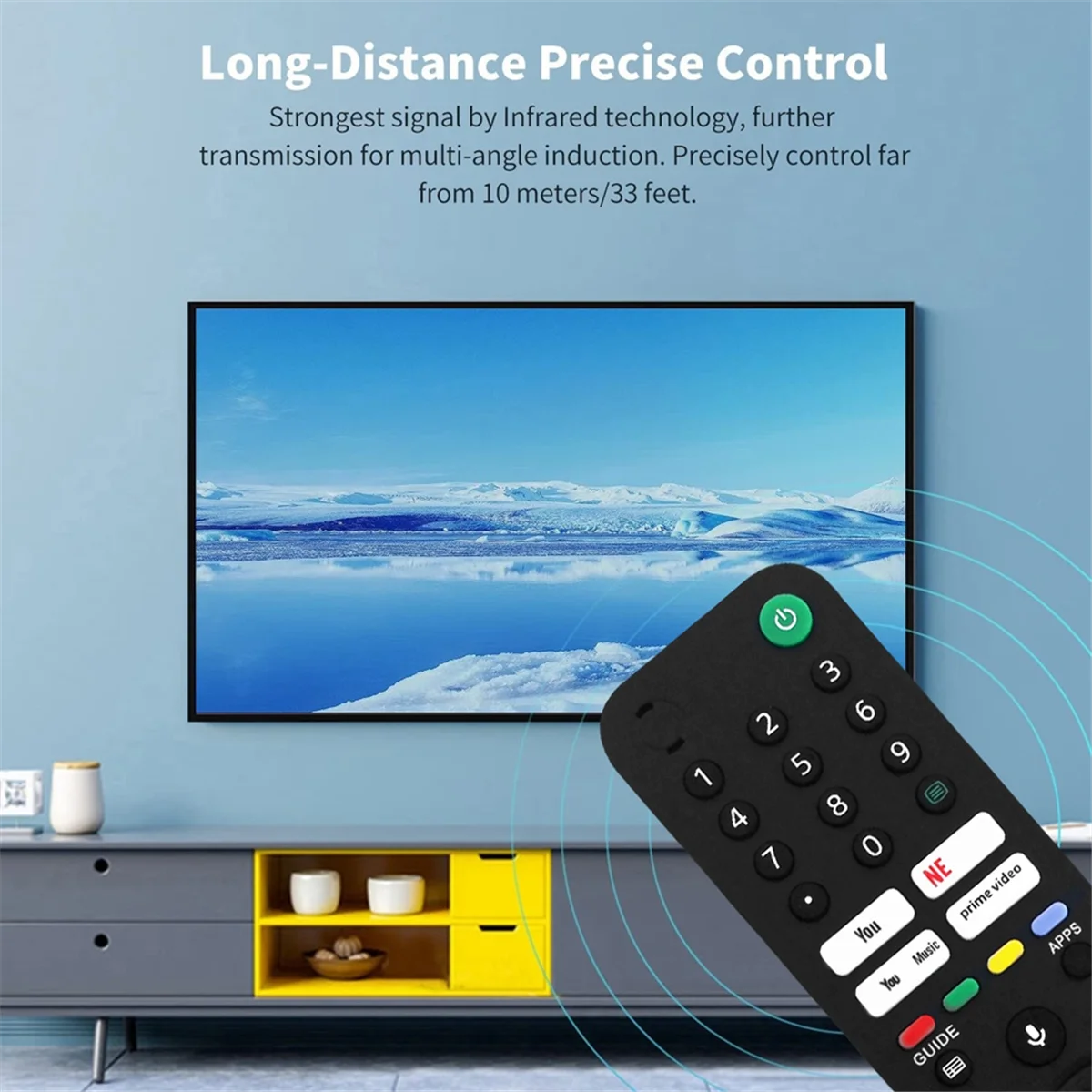Пульт дистанционного управленияRMF-TX520P Замените голосовой пульт дистанционного управления ЖК-телевизор -43X80J -50X80J -55X80J -55X85J -65X80J -65X85J