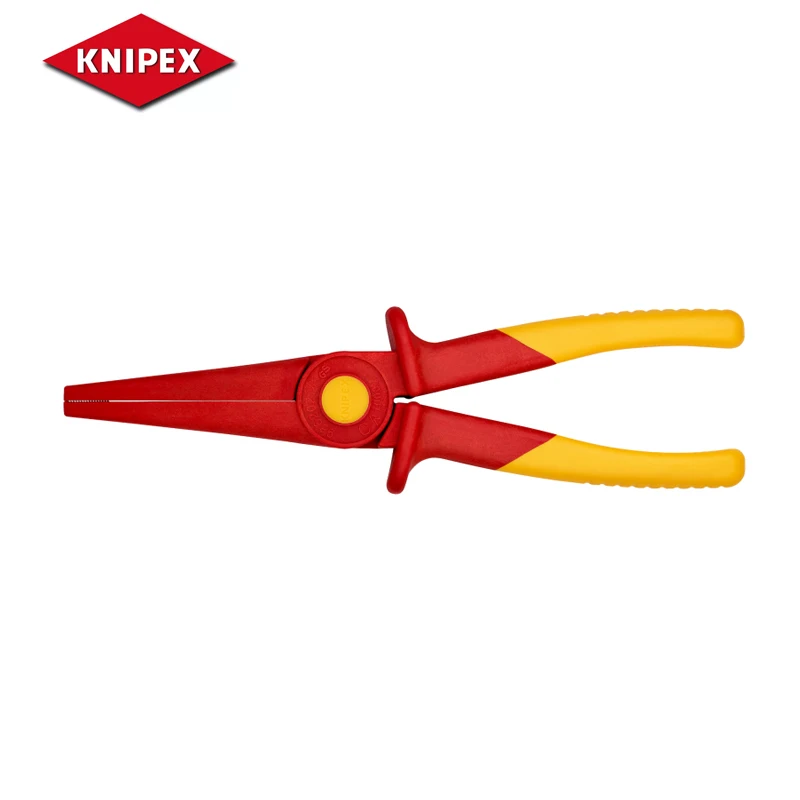 

KNIPEX 98 62 02 Gripping Insulated Pliers Long Nose Plier For Electrician Snipe Nose Pliers Of Plastic Insulating Grips 98 62 01