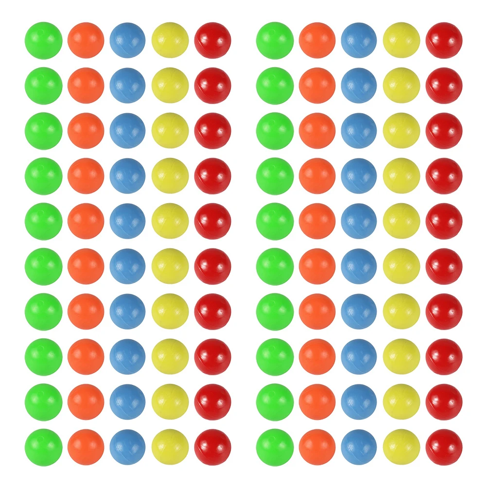 Kleurrijke Plastic Ballen 100 Stuks voor Kinderen Kids Zachte Milieuvriendelijke Water Zwembad Oceaan Speelgoed Baby Zintuiglijke Spelen Stress Ballen