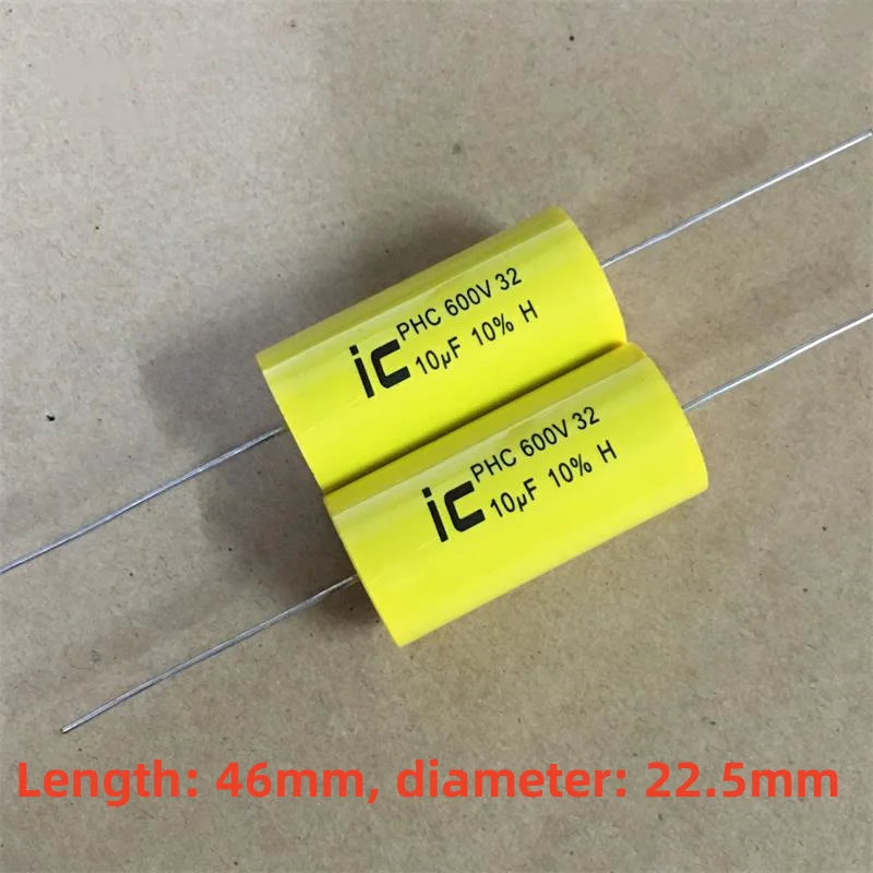 

2 шт. IC PHC 600 В 10 мкФ 106J Fever разделительная пленка безполюсный конденсатор