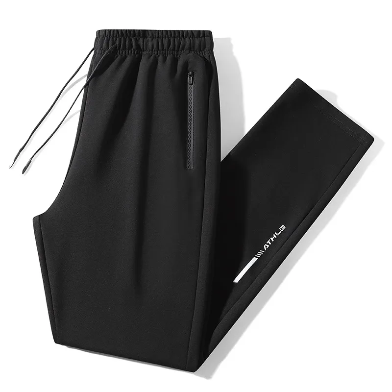 Women's Sport Pants Spring Autumn Loose Cuffed Sweatpants Casual Straight Leg Long Pants Fleece Lined High Waist Polyester Fiber