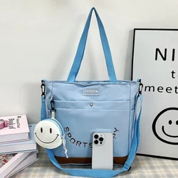 Adorable Korean Style Female Shoulder Bag Student Outdoor Activities Commuter Handbag Large Capacity Versatile Crossbody Bag