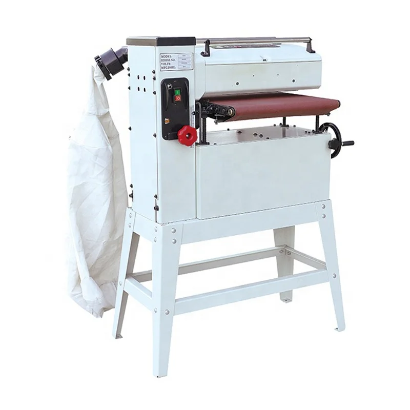 

Industrial-Grade 220V Woodworking Wide Belt Drum Sander Machine Home Use Thicknesser Sander with Dust Bag