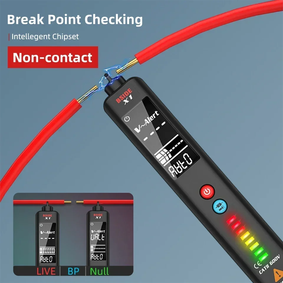 BSIDE X1/X2 NCV Electroscope Non - contact Voltage Detector and Smart Digital Multimeter for Tests  electrician