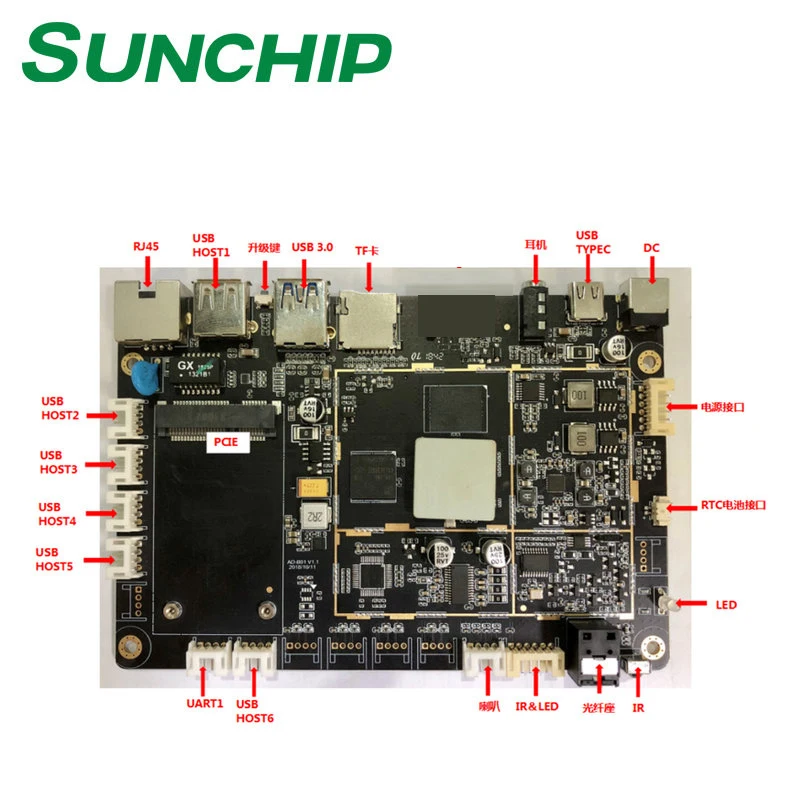 Wholesale Customization Android 7.1 4G PCB Rk3288 PCBA Board