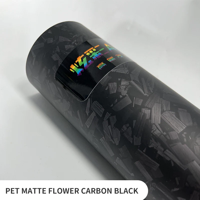 تغيير لون Ppf المضادة للخدش ألياف الكربون سيارة التفاف الفينيل ماتي الأسود نمط Ppf الجسم ملصق الحيوانات الأليفة اللون Ppf