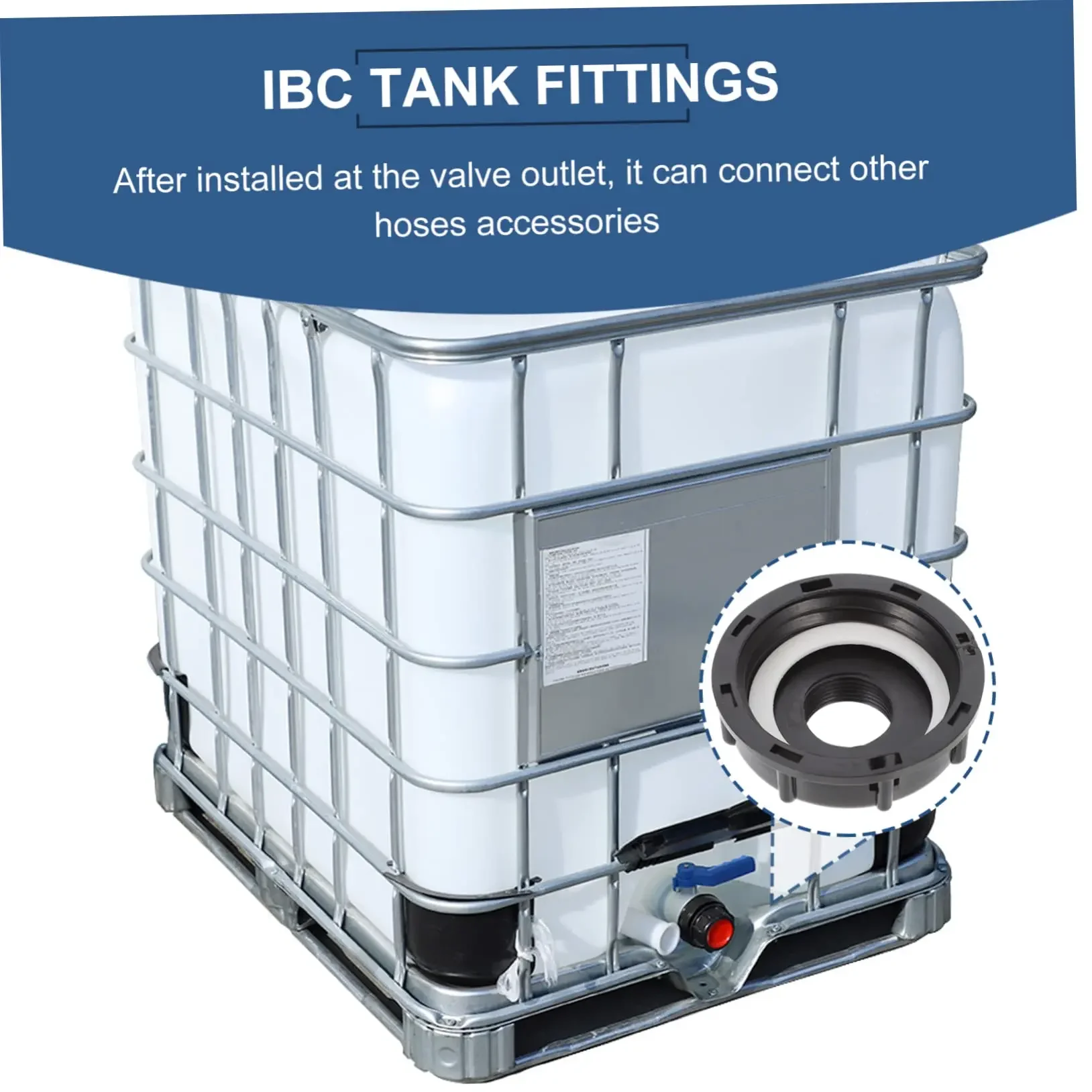 استبدال صمام المناسب للمنزل حديقة موصلات المياه 1/2 بوصة 3/4 بوصة 1 بوصة موضوع جديد خزان lBC محول الحنفية