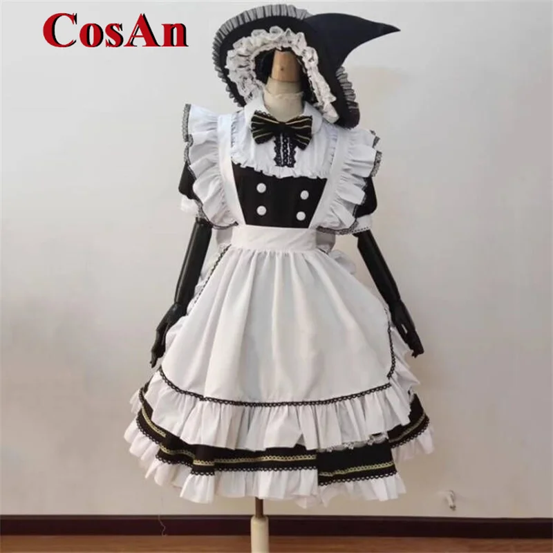 

CosAn Game Touhou Project Kirisame Marisa Cosplay Costume Sweet Elegant Formal Dress Activity Party Role Play Clothing