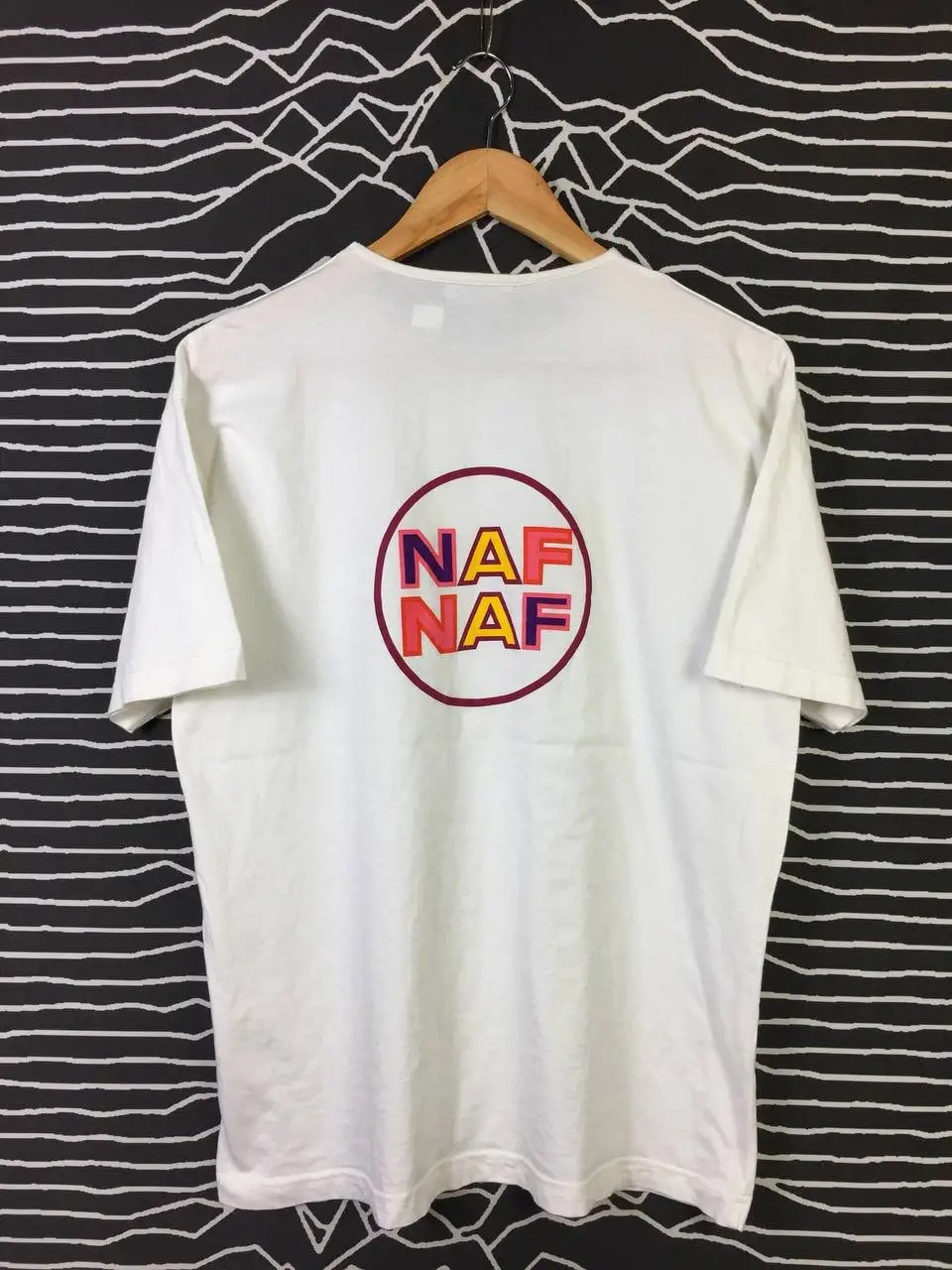 Vtg Naf Naf Paris French Fashion Designer Avantgarde Tee Spell